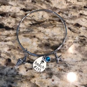 Beach bangle bracelet